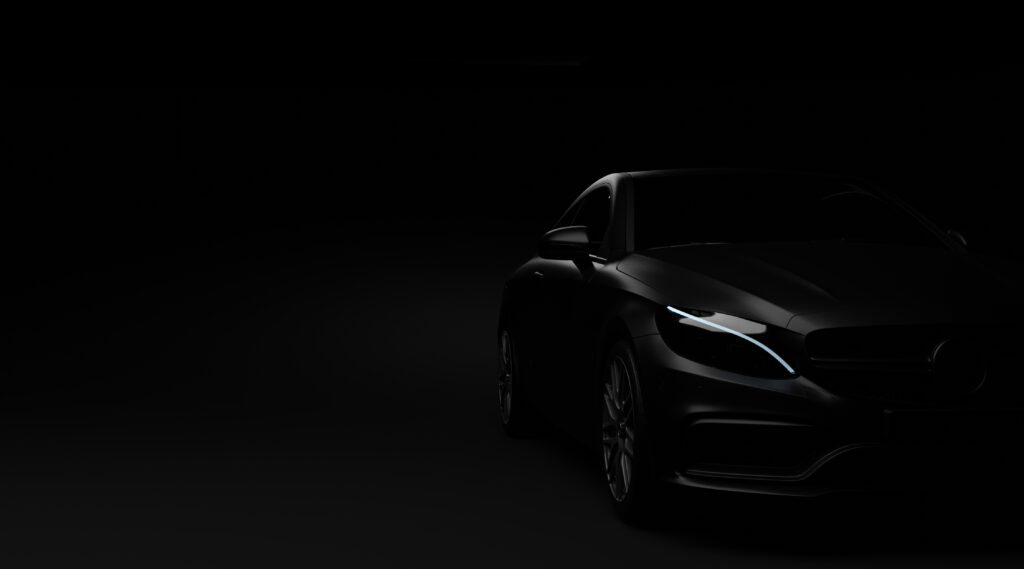 Voiture noire professionnelle